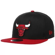 Czapki i chusty sportowe męskie - Czapka 9Fifty Team Patch Bulls by New Era, czarno-czerwony, M/L (57-59 cm) - miniaturka - grafika 1