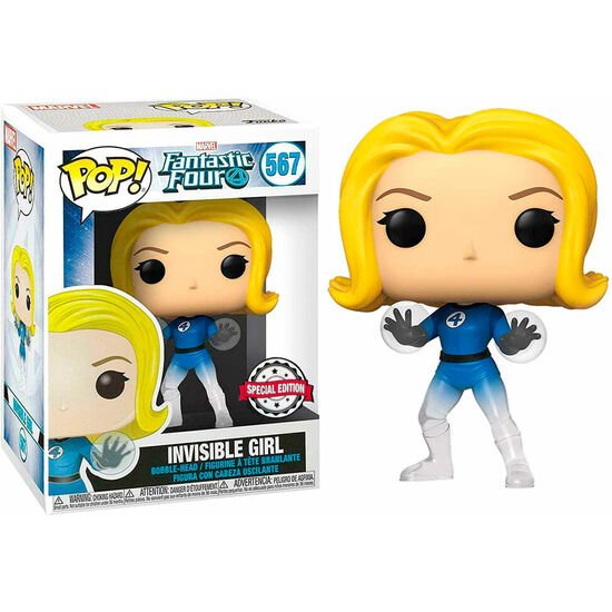 Figura Pop Marvel Fantastic Four Invisible Girl Exclusive