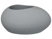 Skrzynie ogrodowe - Scheurich Donica Scheurich Flow (Szary optyka betonu, Ø 73 cm, wysokość 35 cm) - miniaturka - grafika 1