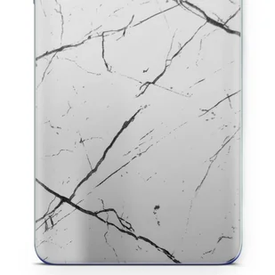 Folia naklejka skórka strukturalna na TYŁ do Asus Zenfone 3 Max ZC553KL -  Marmur Biały - apgo SKINS - Szkła hartowane na telefon - miniaturka - grafika 1