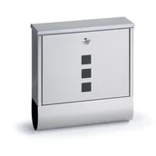 Skrzynki na listy - B2B Partner Skrzynka pocztowa, nierdzewna BK.210.N - miniaturka - grafika 1