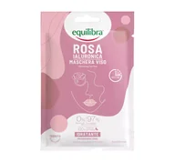 Maseczki do twarzy - Equilibra Różana rewitalizująca maska na twarz z kwasem hialuronowym - miniaturka - grafika 1