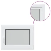 Tablice i flipcharty - vidaXL Okno piwniczne RISOR 80x50 cm uchylno-rozwierne DIN prawe białe - miniaturka - grafika 1