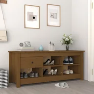 Szafki na buty - Lumarko Szafka na buty, miodowy brąz, 110x38x45,5 cm, drewno sosnowe - miniaturka - grafika 1
