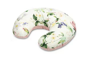 Sensillo, rogal do karmienia velvet magnolia różowy - Poduszki do karmienia - miniaturka - grafika 1