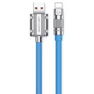 Kable USB - Kabel USB - Lightning WEKOME WDC-186 Wingle Series 1 m Niebieski - miniaturka - grafika 1