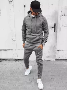 Dres męski ciemnoszary Dstreet AX0624-XL - Dresy męskie - miniaturka - grafika 1