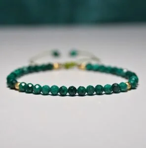 Bransoletka Malachit 3mm / Crystals Break - Bransoletki - miniaturka - grafika 1