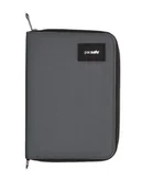 Portfele - Portfel męski antykradzieżowy z technologią RFIDsafe - ciemnoszary - miniaturka - grafika 1