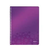 Notesy i bloczki - Leitz WOW Kołonotatnik kratka A4, zielony, okładka PP, 80 kartek - miniaturka - grafika 1