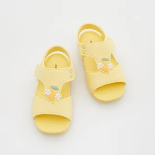 Buciki dla niemowląt - Reserved - Sandały na rzepy - Żółty - grafika 1