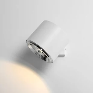 ADX Regulowana LAMPA ścienna 1046C ADX metalowa OPRAWA kinkiet tuba biała 1046C - Lampy ścienne - miniaturka - grafika 1