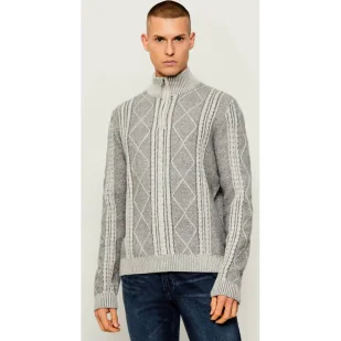 GUESS Sweter NOEL Regular Fit - Swetry męskie - miniaturka - grafika 1