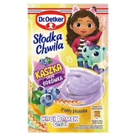 Dodatki do ciast w proszku - Dr. Oetker Słodka Chwila Kaszka smak borówka 47 g - miniaturka - grafika 1
