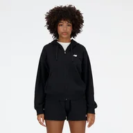 Bluzy damskie - Bluza damska New Balance WJ41501BK czarna - miniaturka - grafika 1