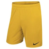 Spodnie i spodenki dla chłopców - Nike dla dzieci Park II Knit Shorts bez wewnętrznego Slip, żółty, L 725988-739 - miniaturka - grafika 1