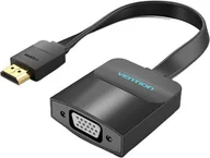 Złącza, przejściówki, adaptery - Vention 74345 adapter kablowy 0,15 m VGA D-Sub HDMI Typu A - miniaturka - grafika 1