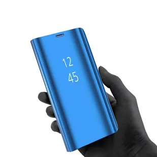 Clear View Case futerał etui z klapką Huawei P40 Lite / Nova 7i / Nova 6 SE czarny - Etui i futerały do telefonów - miniaturka - grafika 4