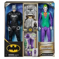 Figurki dla dzieci - Duży Zestaw 2w1 DC Comics Batman vs Joker figurki 30 cm + akcesoria - miniaturka - grafika 1
