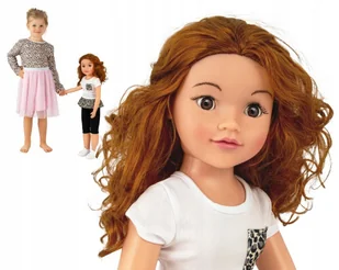 Smily Play Duża lalka dla dzieci chodząca 70 cm księżniczka długie włosy - Lalki dla dziewczynek - miniaturka - grafika 1