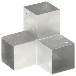 vidaxl Łącznik w kształcie Y, galwanizowany metal, 101x101 mm 145481 - Ogrodzenia - miniaturka - grafika 1