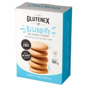 Zdrowa żywność - GLUTENEX Biszkopty bez dodatku cukru Bezglutenowe 100 g - miniaturka - grafika 1