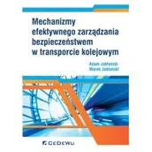 Zarządzanie - Jabłoński Adam , Jabłoński Marek Mechanizmy efektywnego zarządzania bezpieczeństwem w transporcie kolejowym - miniaturka - grafika 1