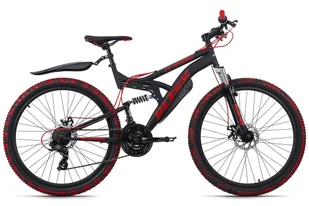 KS Cycling Bliss Pro 26 cali Męski Czarno-czerwony - Rowery - miniaturka - grafika 1