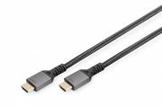 Kable - Kabel Premium Połączeniowy Hdmi 2.1 Ultra Highspeed 8K60Hz Uhd Typ Hdmi A/A M/M 1M Czarny - miniaturka - grafika 1