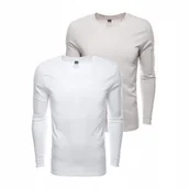 Koszulki męskie - Zestaw longsleeve męski 100% bawełna V-NECK mix 2-pak V8 Z41 XXL - miniaturka - grafika 1