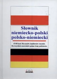 Słownik niemiecko-polski, polsko-niemiecki - Książki do nauki języka niemieckiego - miniaturka - grafika 1