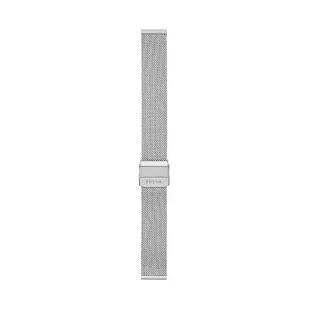 Fossil damski pasek do zegarka, bransoleta ze stali nierdzewnej 16 mm, srebrny, One Size, Nowoczesny - Paski - miniaturka - grafika 1