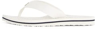 TOMMY HILFIGER Damskie japonki TH CHAIN PRINT BEACH SANDAL, BIAŁE (Kość słoniowa), 38 EU, Biała kość słoniowa, 40 EU - Klapki i japonki damskie - miniaturka - grafika 1