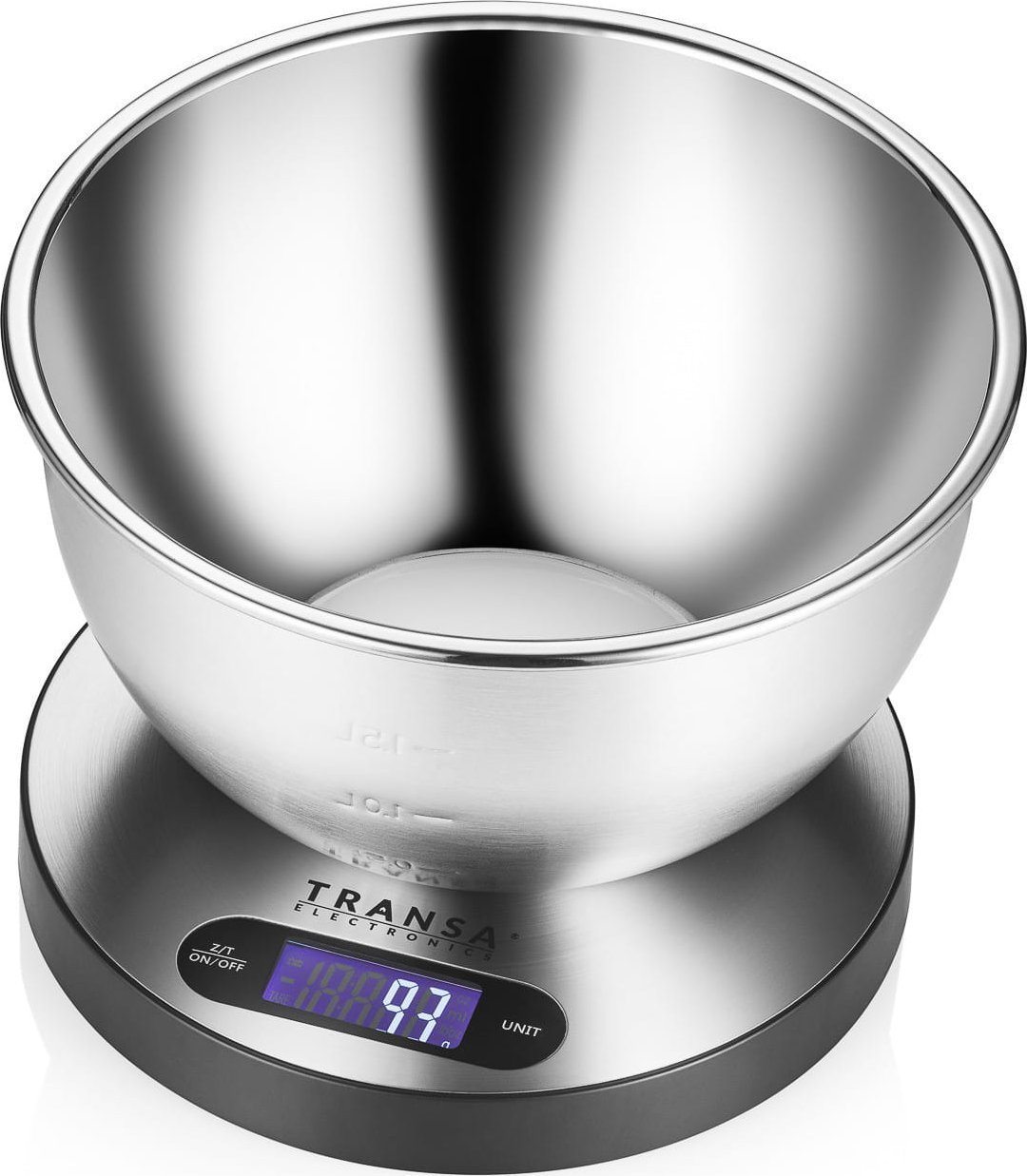 Transa Electronics Bowl Scale z miską TEW-03
