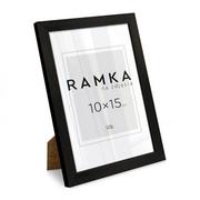 Ramki na zdjęcia - Ramka na zdjęcia 10x15 cm z podpórką Czarna - miniaturka - grafika 1