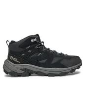Buty trekkingowe męskie - Trekkingi Jack Wolfskin Vojo Tour Texapore Mid M A62072 Szary - miniaturka - grafika 1