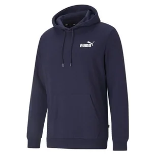 Męska bluza Puma ESS Small Logo Hoodie FL Rozmiar: L / Kolor: niebieski - Bluzy sportowe męskie - miniaturka - grafika 1