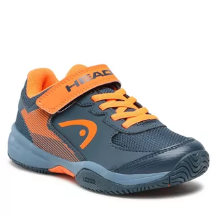 Buty dla chłopców - Buty HEAD - Sprint Velcro 3.0 275202 Bluestone/Orange K25 - grafika 1
