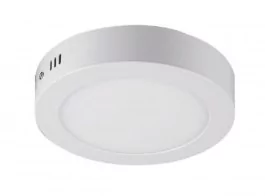Oprawa downlight LED natynkowa okrągła  6W b.neutralna 4000K (360lm) biała  Ø11cm EcoLight - Oprawy, klosze i abażury - miniaturka - grafika 1