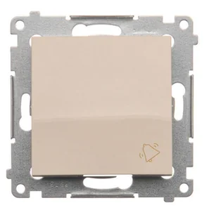 Kontakt KONTAKT_SIMON Przycisk zwierny dzwonek SIMON 54 Kremowy DD1A.01/41 - Wyłączniki światła i elektryczne - miniaturka - grafika 1