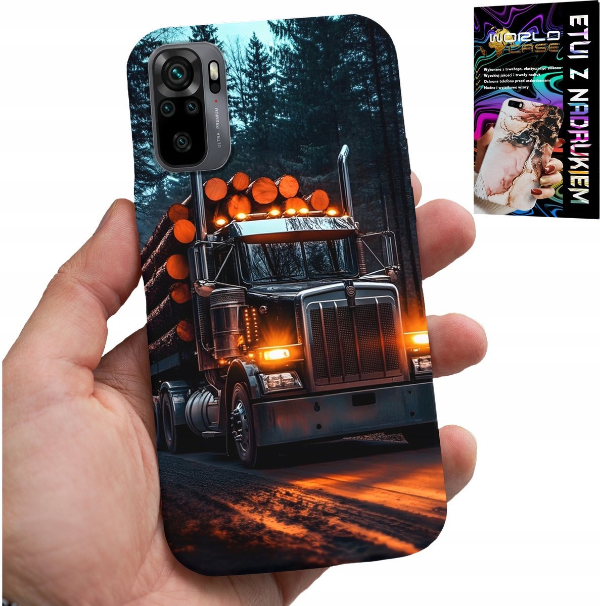 ETUI DO XIAOMI NOTE 10 / 10S - TIR POJAZD CIĘŻAROWY PLECKI OBUDOWA CASE