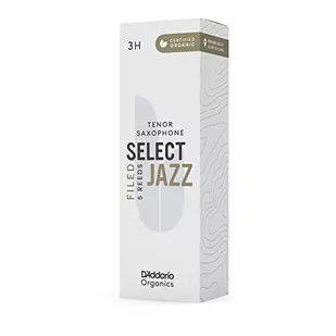 D'Addario Organisch Select Jazz Filed Tenor saksofon - Rury saksofonowe - Pierwsza i jedyna bio-trzcina - 3 twarde 5 opakowań - Akcesoria do instrumentów dętych - miniaturka - grafika 1