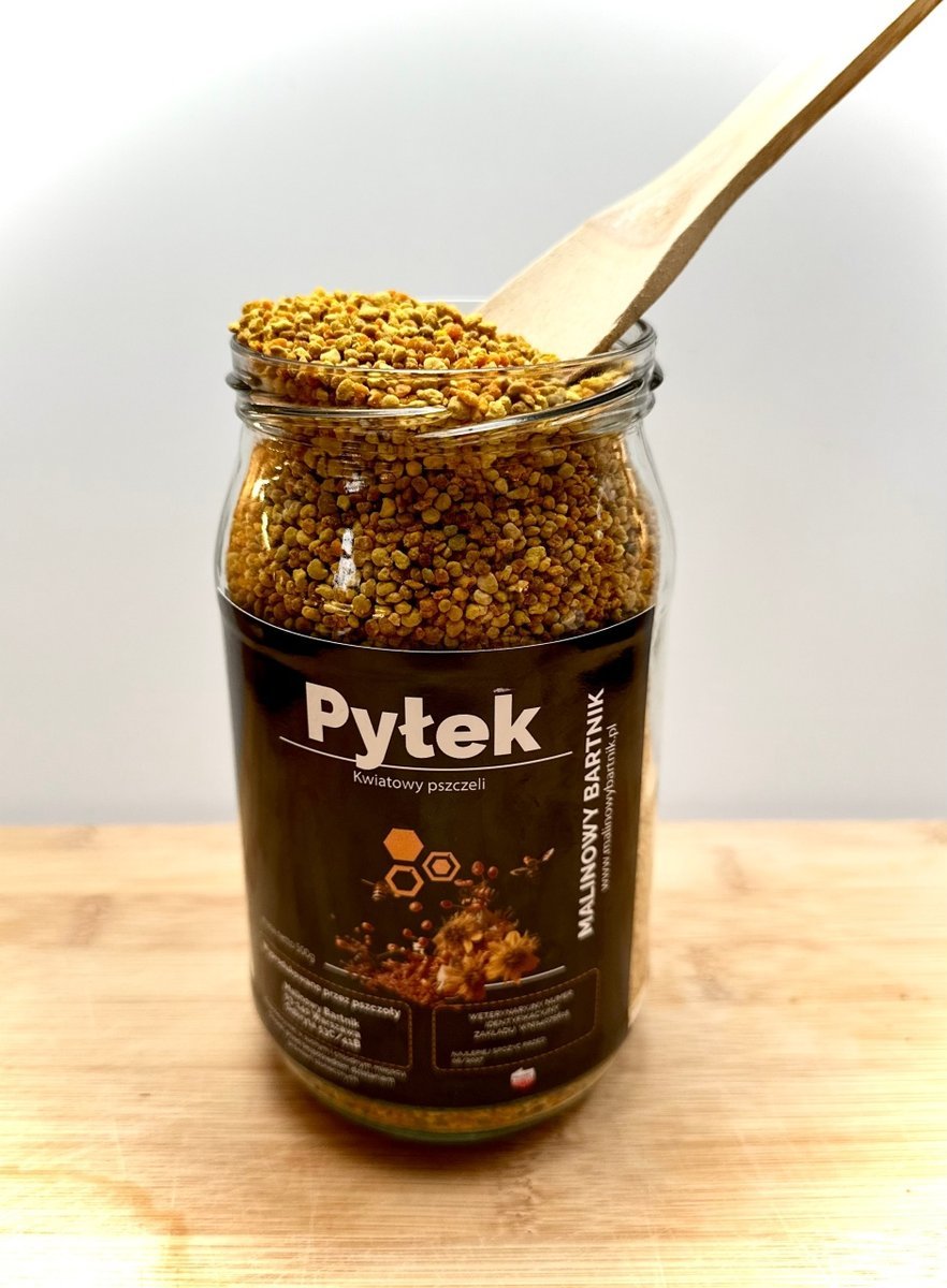 Pyłek Pszczeli Kwiatowy 500g - Świeży z własnej pasieki w słoju