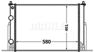 Układ chłodzenia - akcesoria - Chłodnica, układ chłodzenia silnika Mahle CR 1450 000S - miniaturka - grafika 1