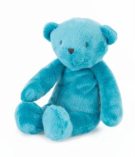 MOULIN ROTY Maskotka miś niebieski 30 cm - Maskotki i pluszaki - miniaturka - grafika 1
