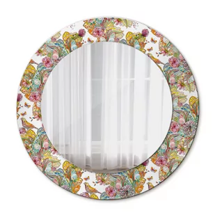 Lustro z nadrukiem okrągłe Sen o krainie baśni - Lustra - miniaturka - grafika 1