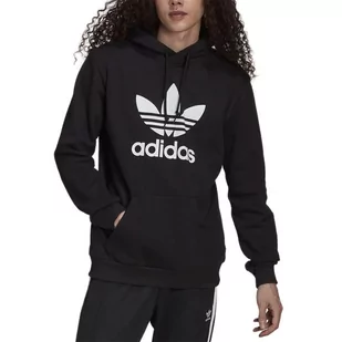 Bluza adidas Originals Adicolor Trefoil Hoodie H06667 - czarna - Adidas - Bluzy sportowe męskie - miniaturka - grafika 1