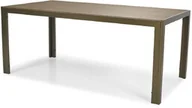 Stoły ogrodowe - Edomator.pl Duży stół ogrodowy dla 8 osób z aluminium MODENA 180 - Brązowy - miniaturka - grafika 1