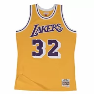 Koszykówka - Mitchell & Ness, T-shirt męski, NBA Los Angeles Lakers Magic Johnson Swingman, rozmiar XXL - miniaturka - grafika 1