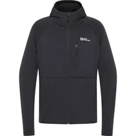 Bluzy męskie - Polar męski Kolbenberg Hooded Fz Jack Wolfskin - miniaturka - grafika 1
